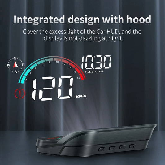 HUD Display Auto M22 — Proiector GPS Vitezometru pe Parbriz pentru Toate Mașinile - Accesorii Auto | GadgetAuto.ro
