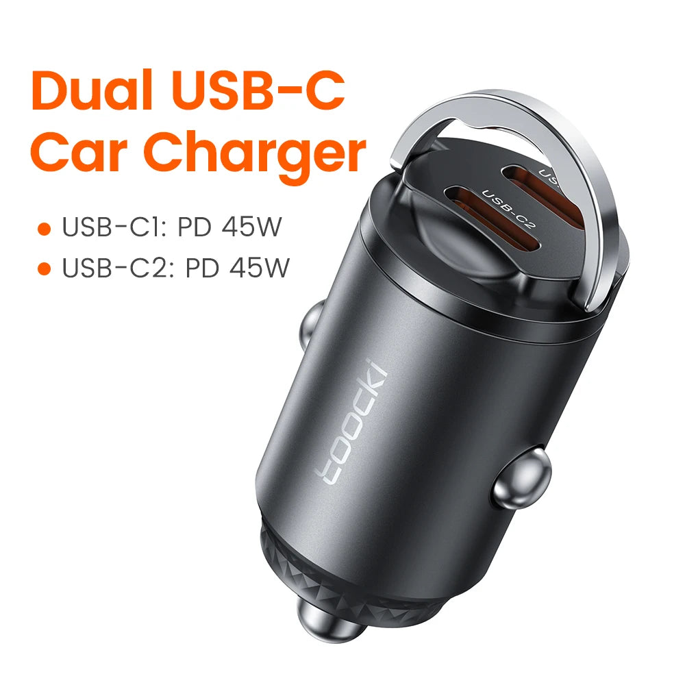 45W USB-C Fast Car Charger