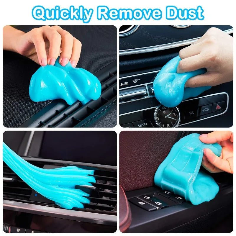 Gel Curățare Auto Interior — Slime Magic Mud pentru Bord, Tastatură, Grile