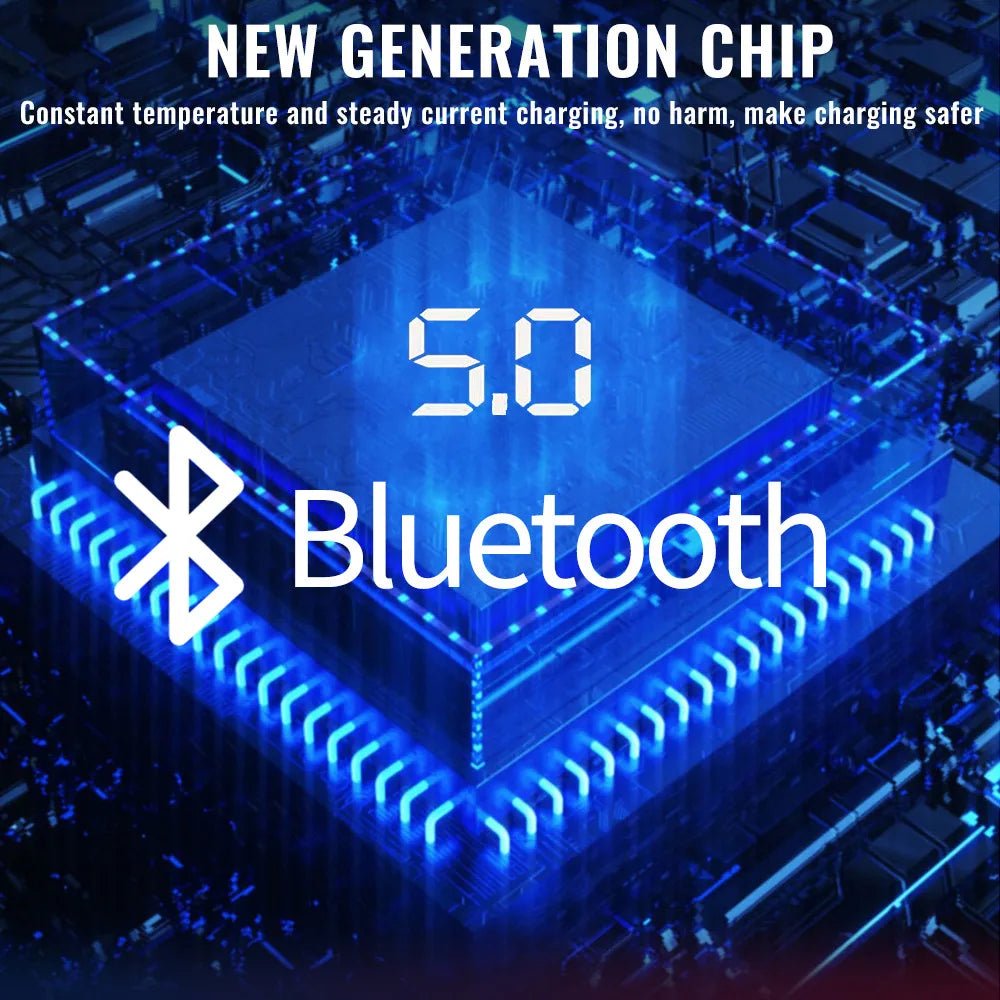 Transmițător FM Bluetooth 5.0 Auto — Kit Handsfree, Dual USB, MP3 Player