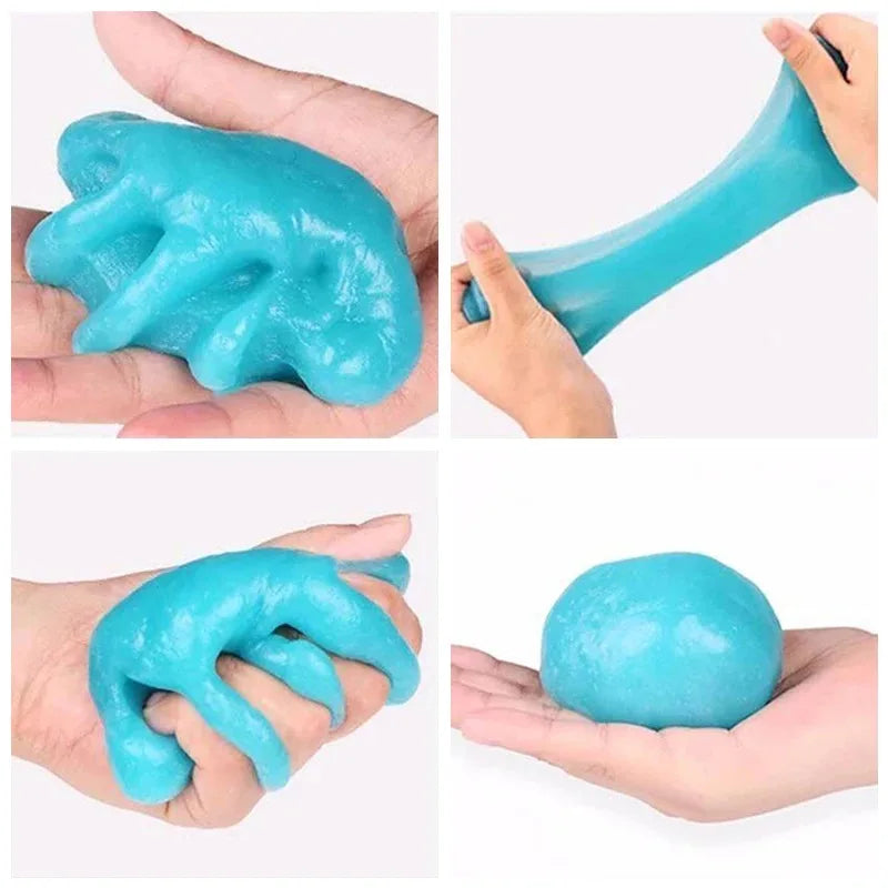 Gel Curățare Auto Interior — Slime Magic Mud pentru Bord, Tastatură, Grile