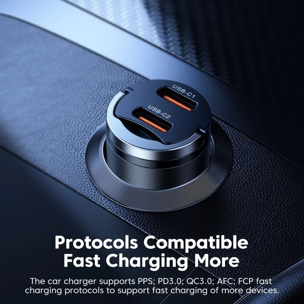 45W USB-C Fast Car Charger