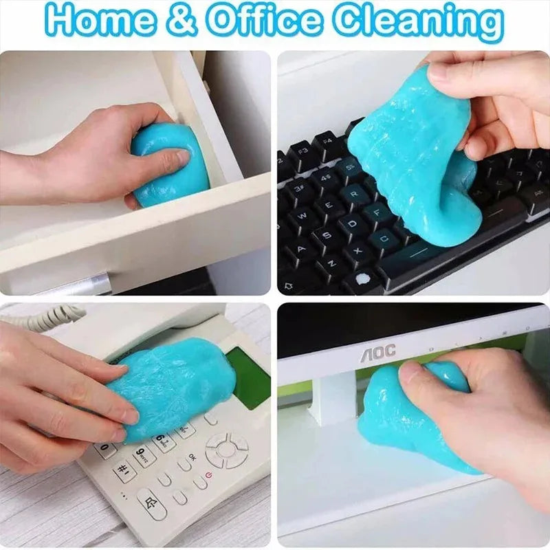 Gel Curățare Auto Interior — Slime Magic Mud pentru Bord, Tastatură, Grile